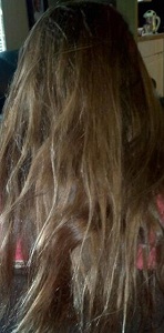 messy hair