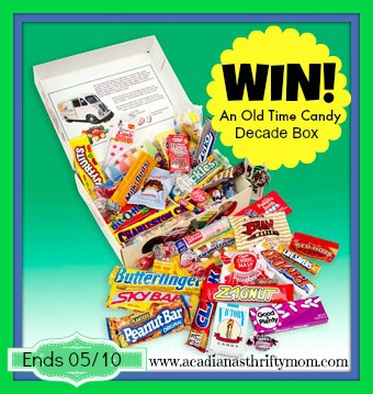 Old Time Candy Giveaway ends 5/10
