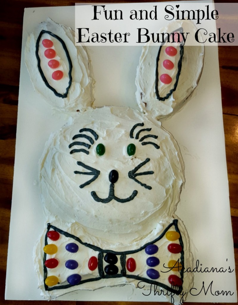 Fun and Simple Easter Bunny Cake 