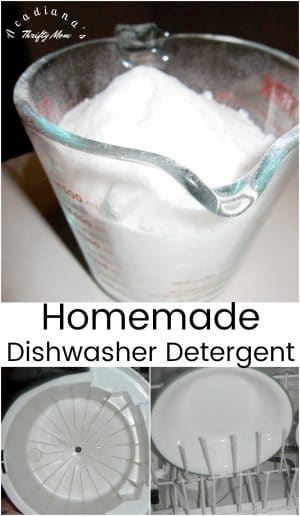 DIY Homemade Dishwasher Detergent - Acadiana's Thrifty Mom