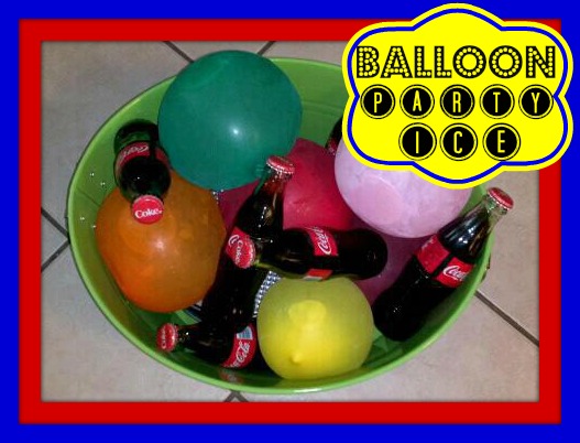 balloon party ice