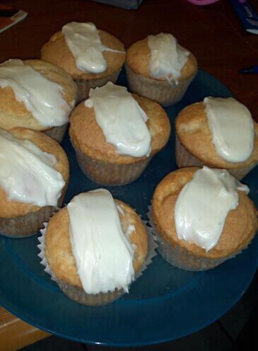 Red, White and Blue Snowcone Cupcakes