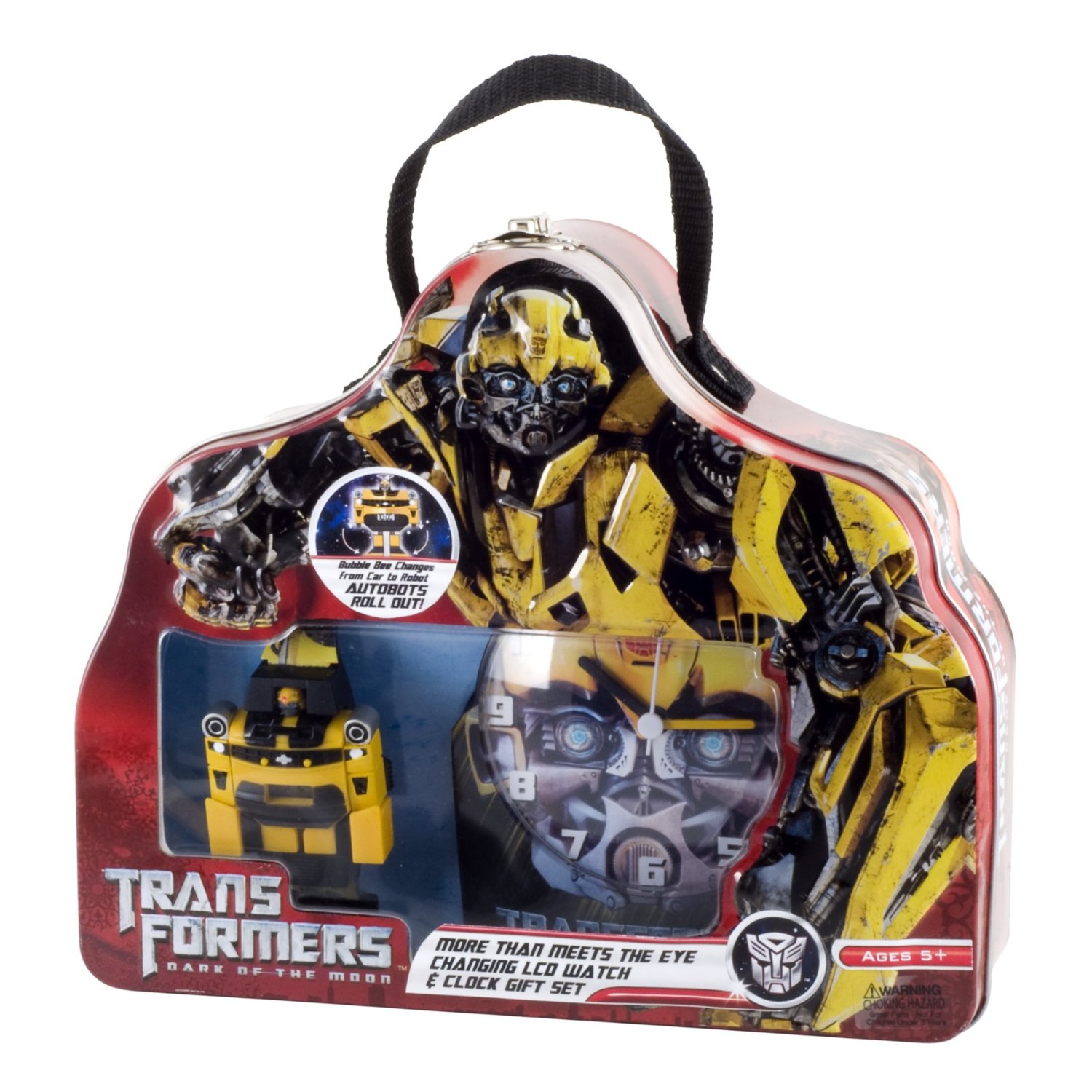 TRANSFORMERS BUMBLEBEE KIDS' WATCH GIFT SET Acadiana's Thrifty Mom