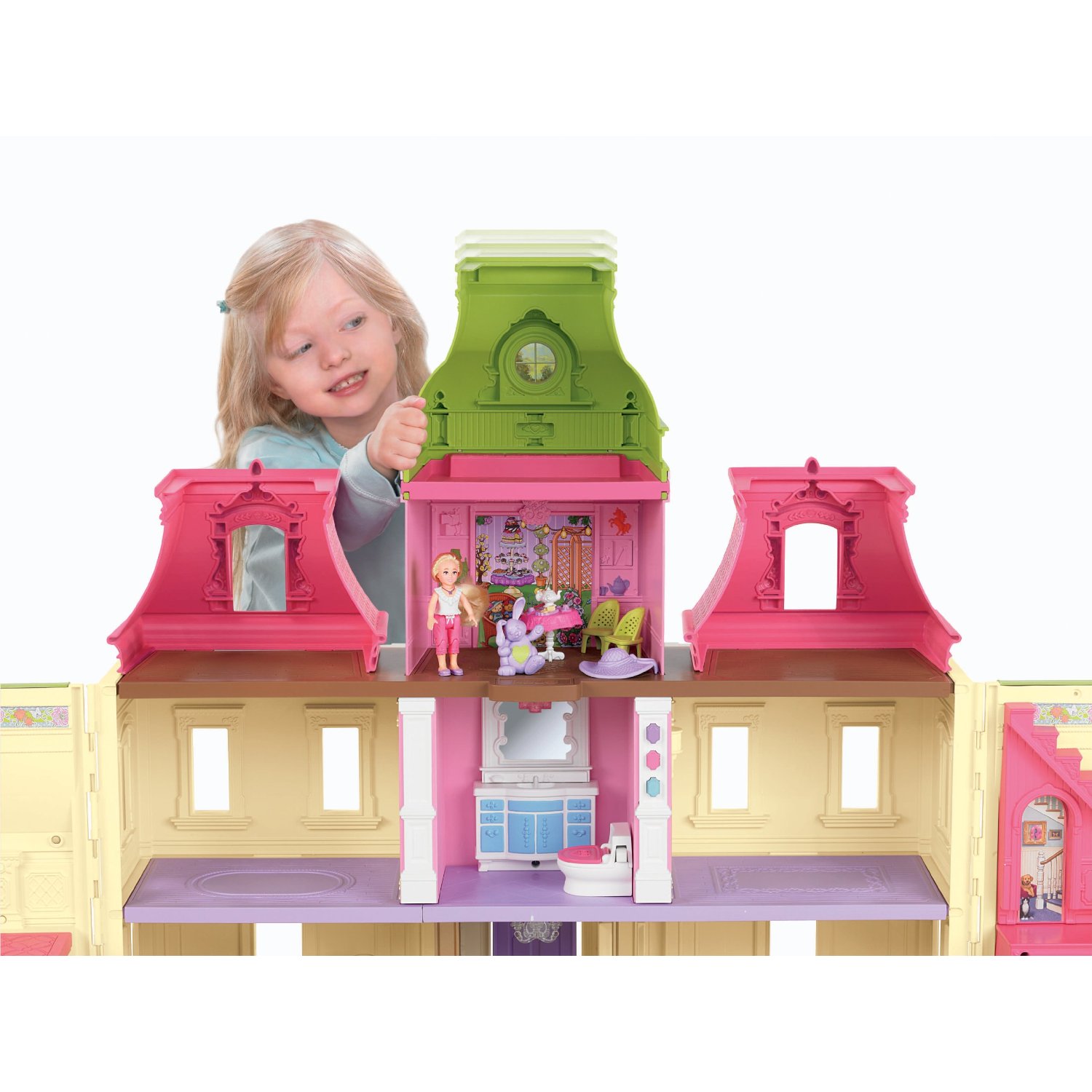 fisher price dollhouse family