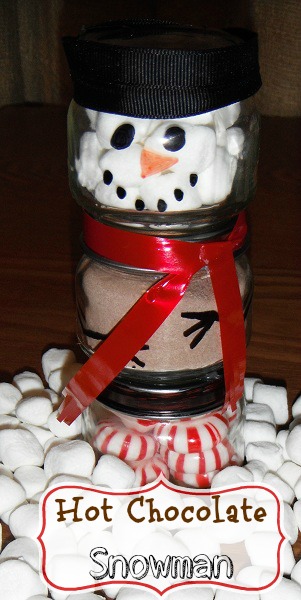 hot chocolate snowman