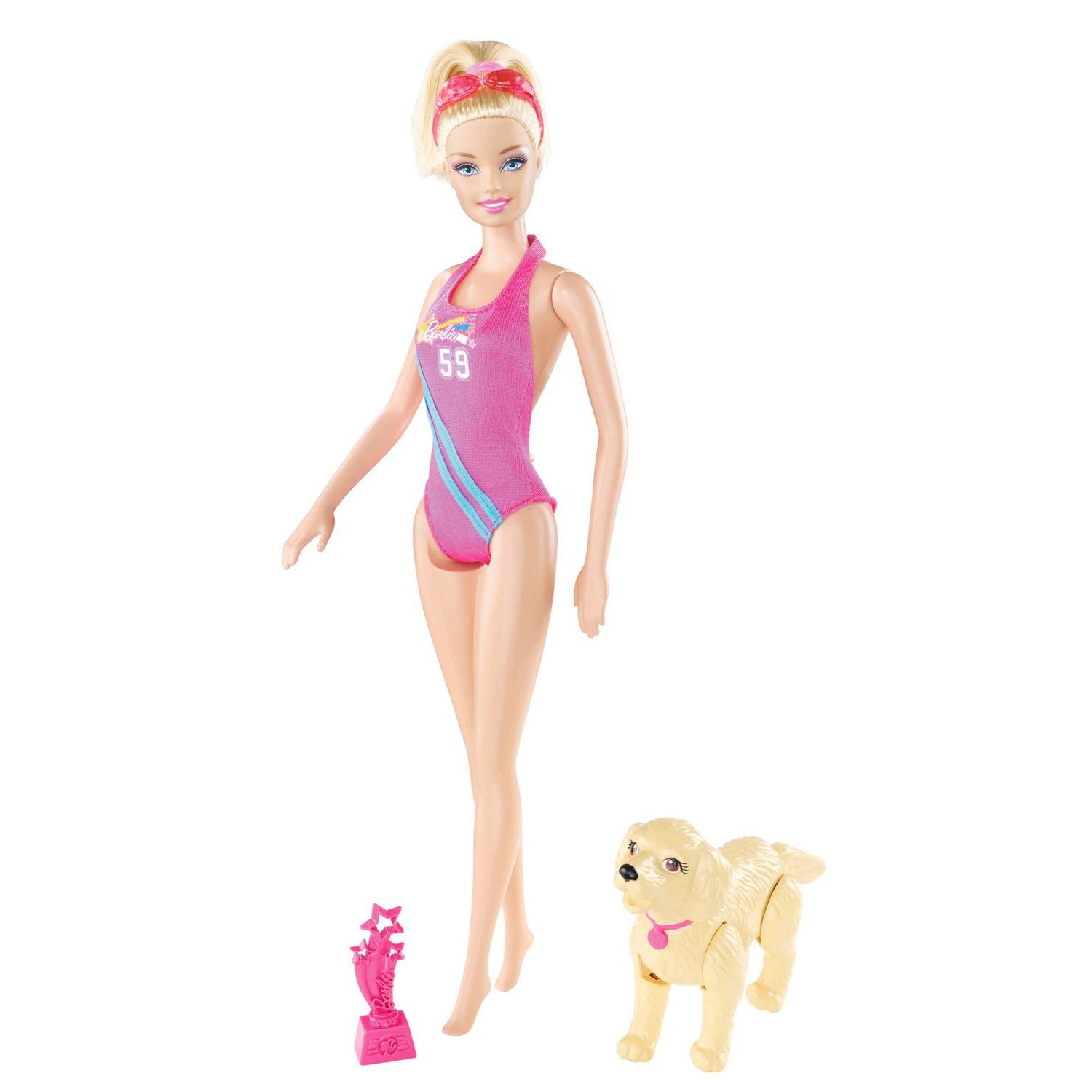 barbie purple swimsuit