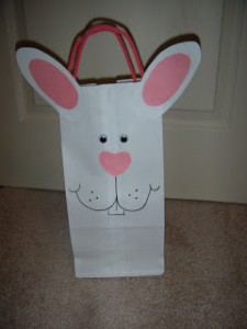 easter bunny bag