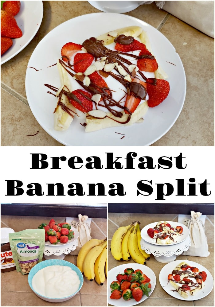 breakfast banana split