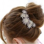jewelery flowers hair clip