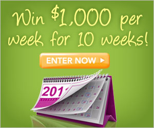 win $1000 per week