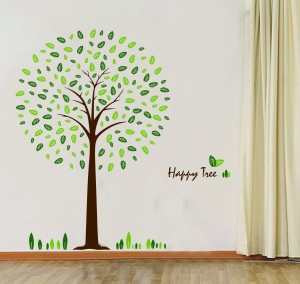 happy tree sticker