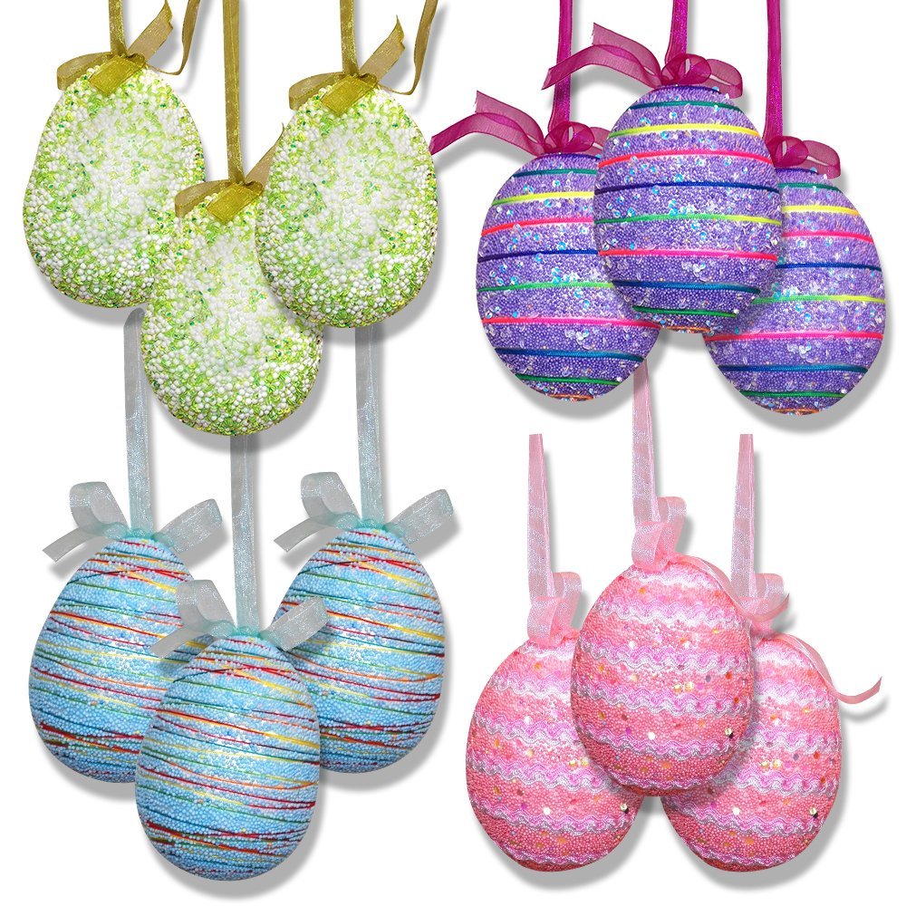hanging easter eggs