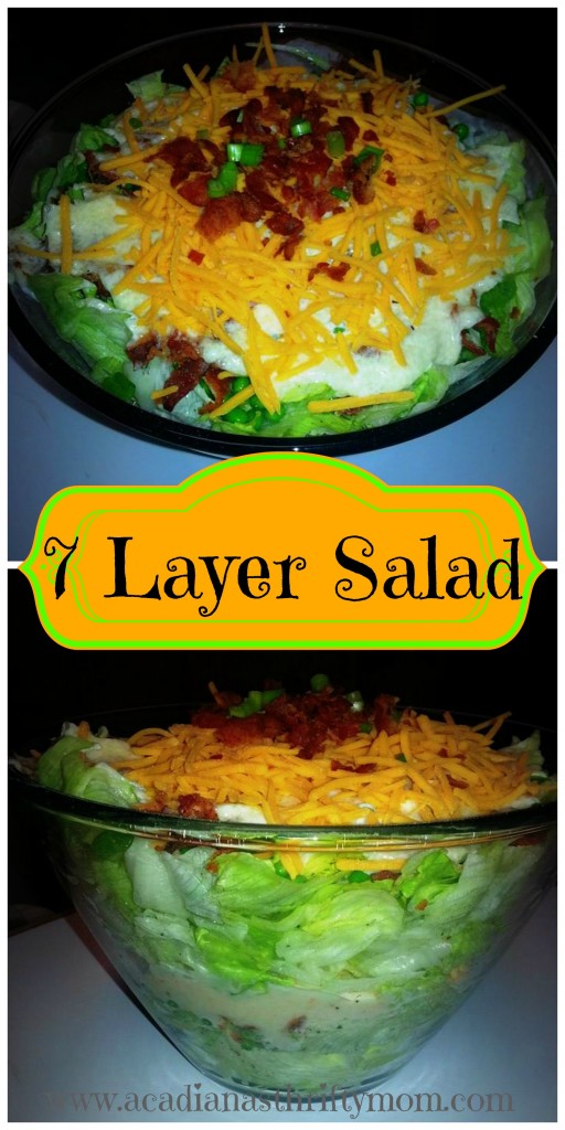 7 layer salad Collage