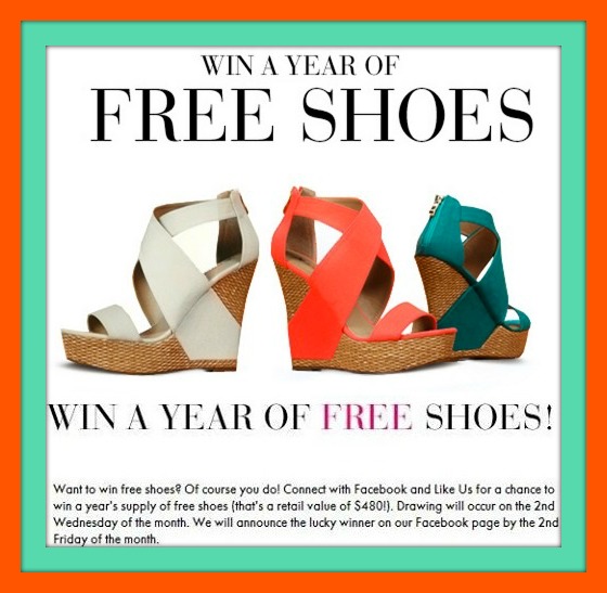 win a year of shoes