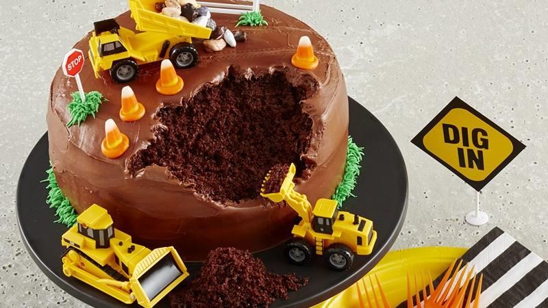 construction cake