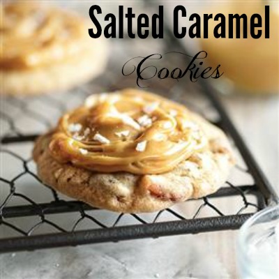 salted caramel cookies