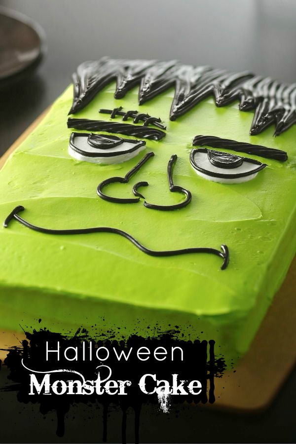 halloween monster cake