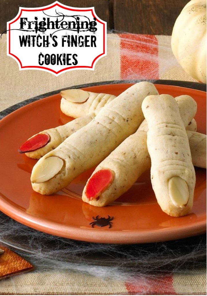 witches finger cookie