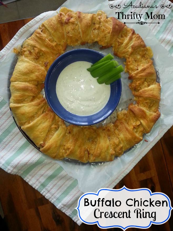 Buffalo Chicken Crescent Ring - Acadiana's Thrifty Mom