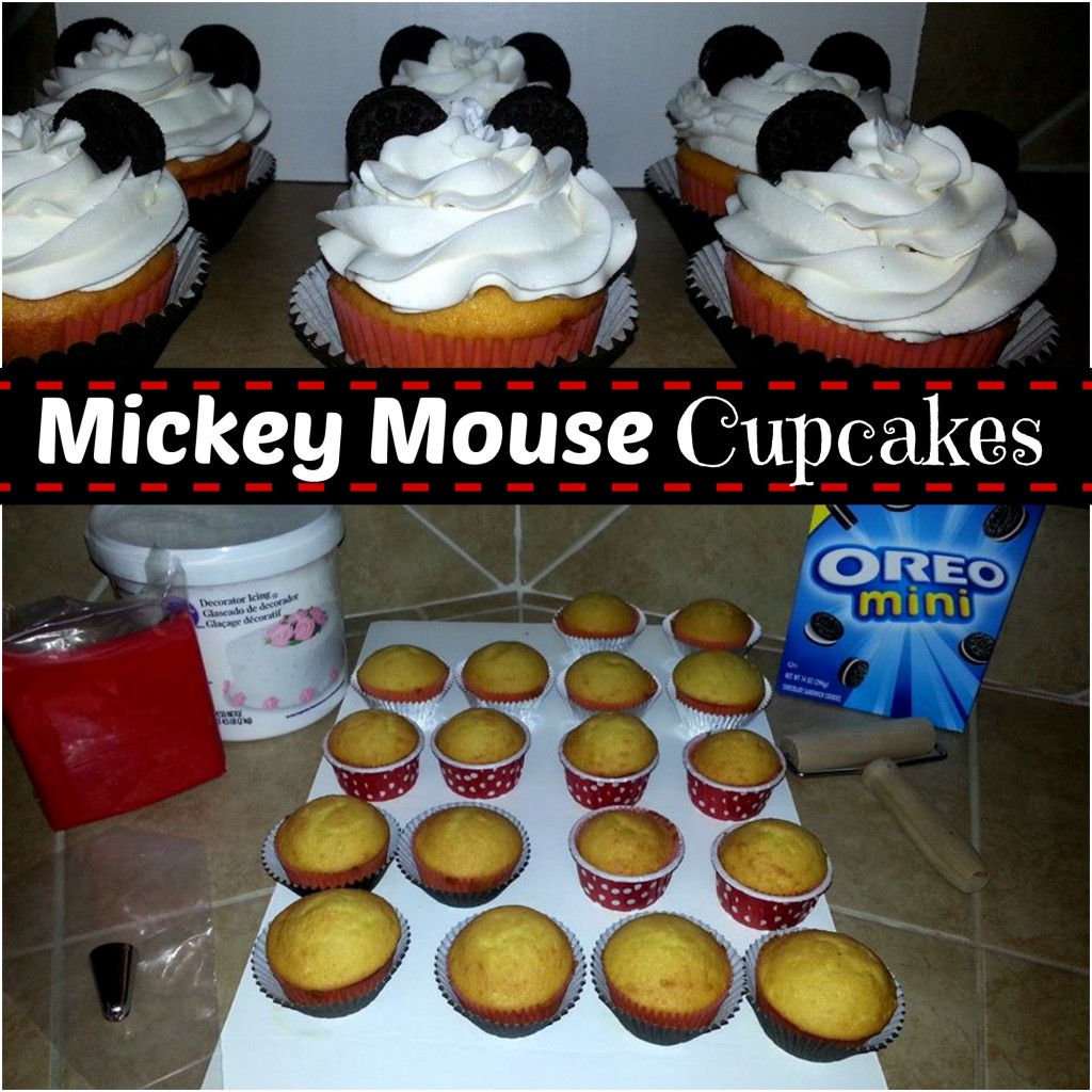 mickey mouse cupcake Collage