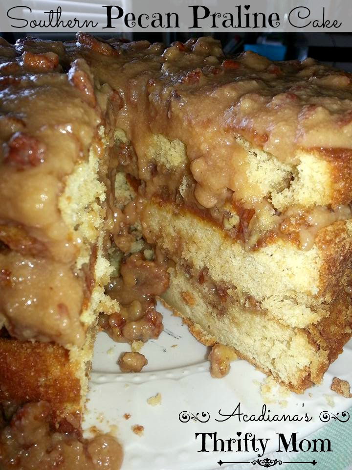 Southern Praline Pecan Cake Recipe