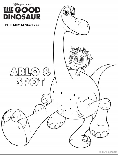 Get to Know the Good Dinosaur with These Free Activity Sheets #GoodDino