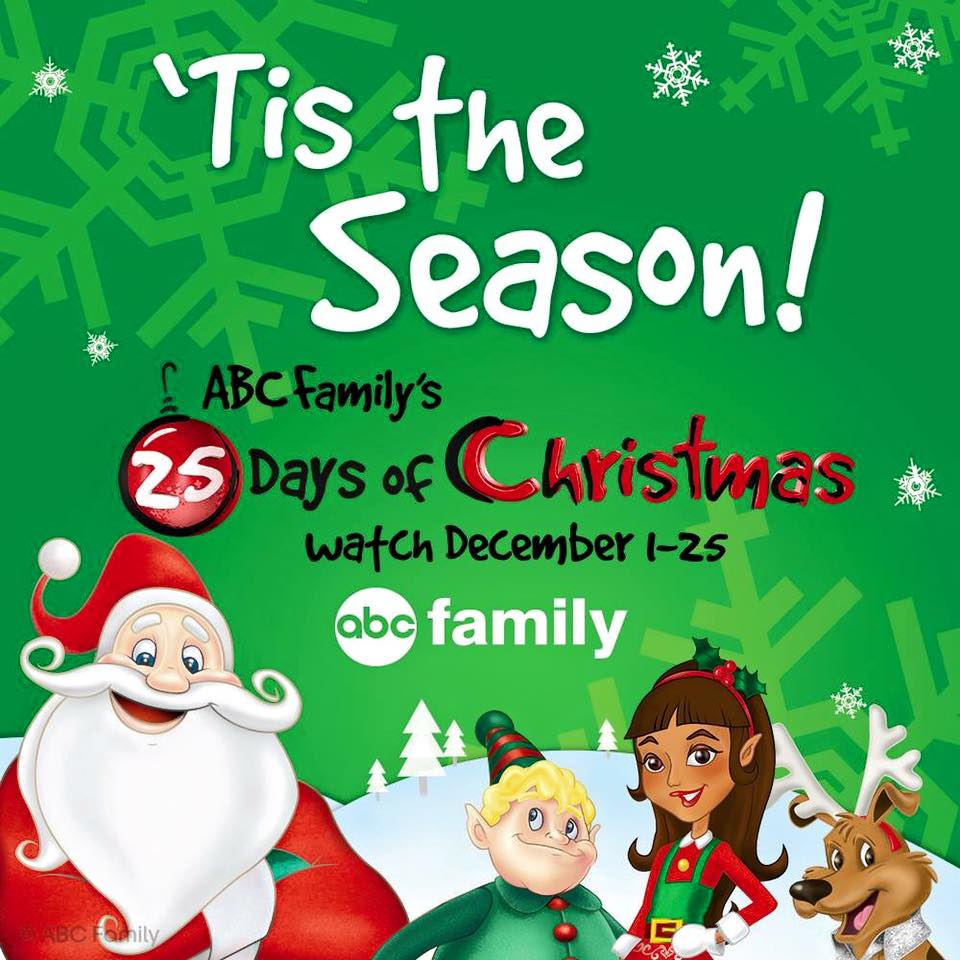 ABC Family's 25 Days of Christmas Schedule 2015 25DaysOfChristmas