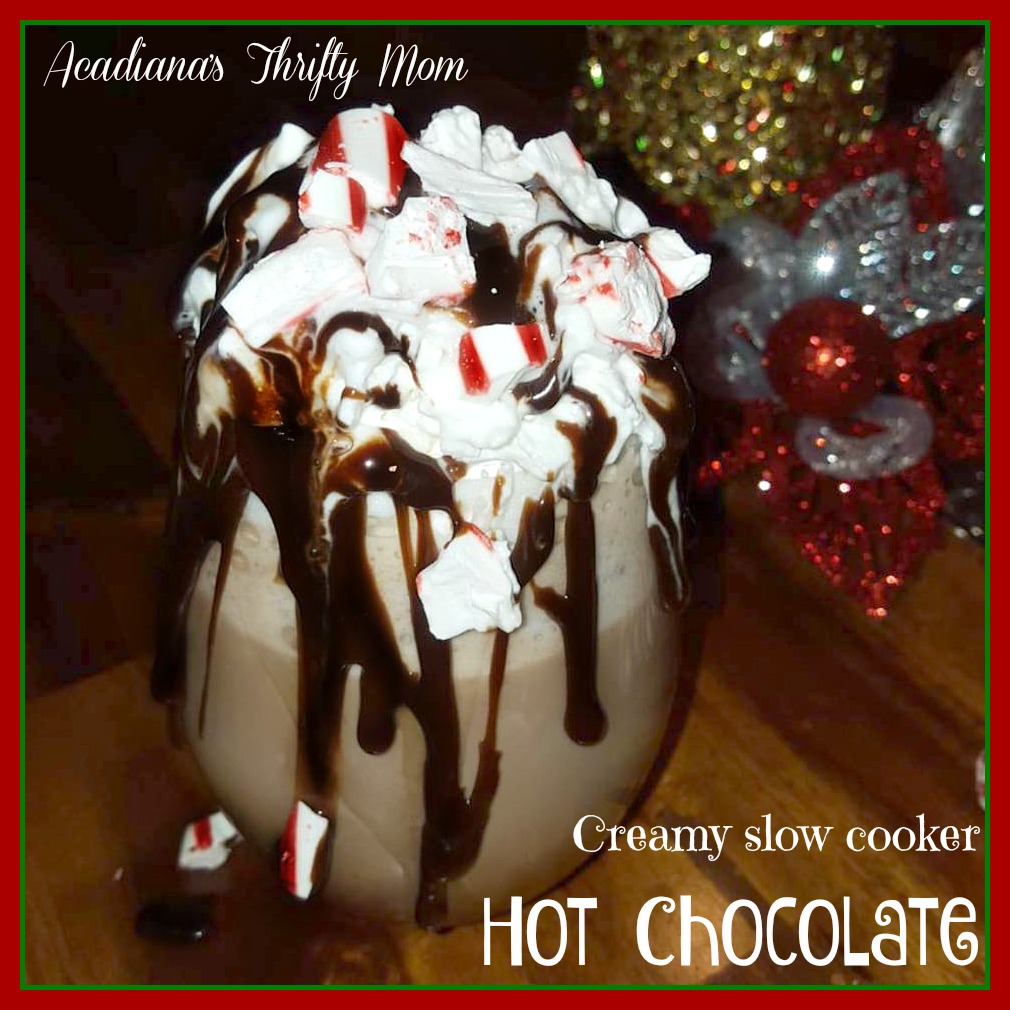 Creamy slow cooker hot chocolate