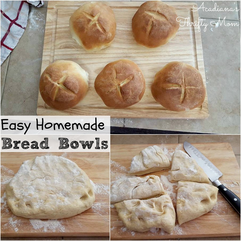 Easy Homemade Bread Bowls