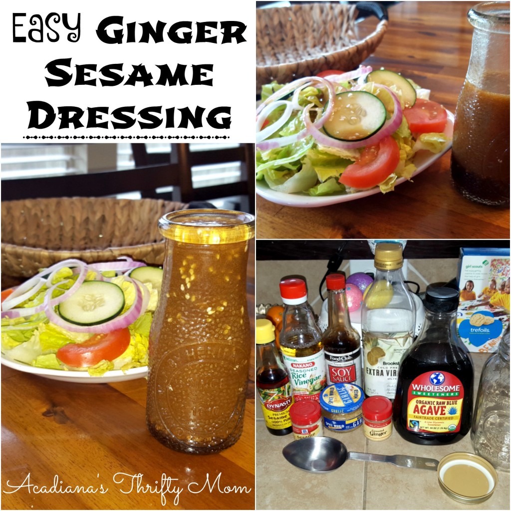 ginger sesame dressing Collage