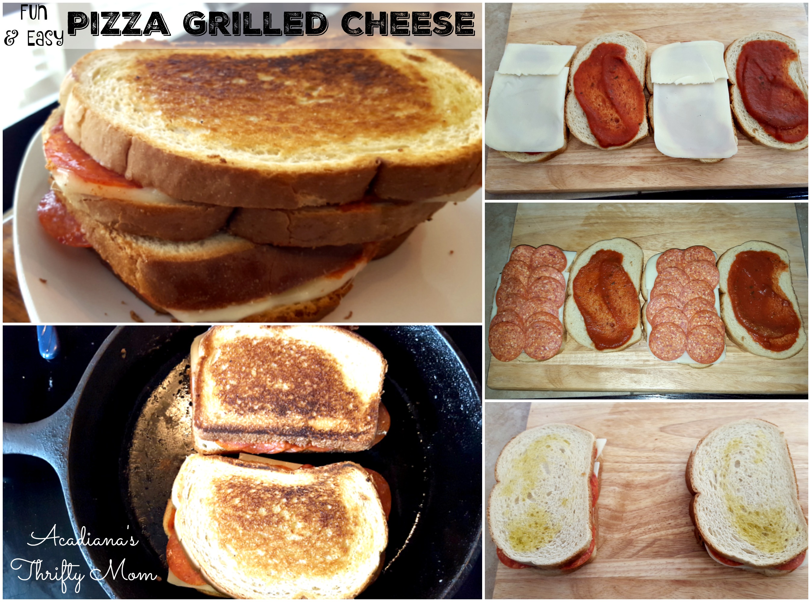 Fun and Easy Pizza Grilled Cheese