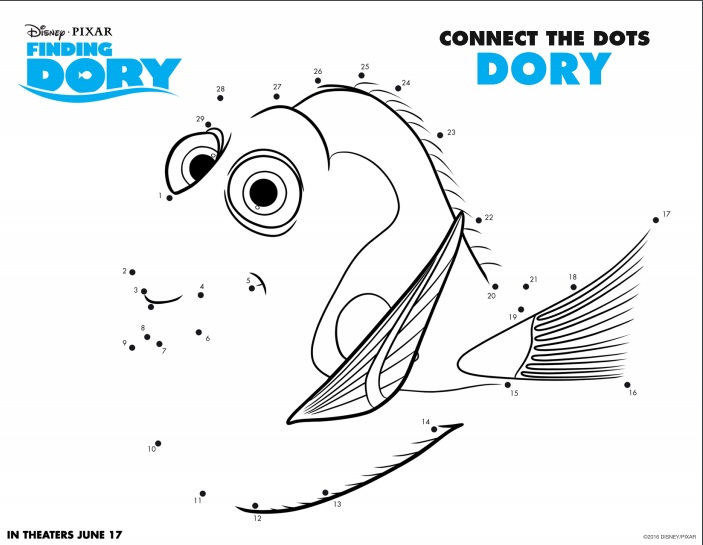 finding dory connect the dots