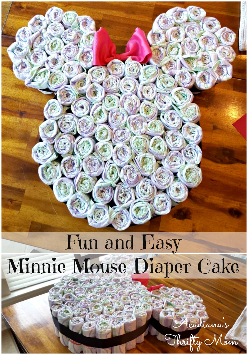 Mickey mouse hot sale diaper cakes