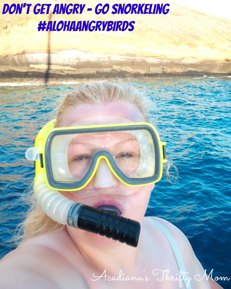 Don't Get Angry - Go Snorkeling #AlohaAngryBirds