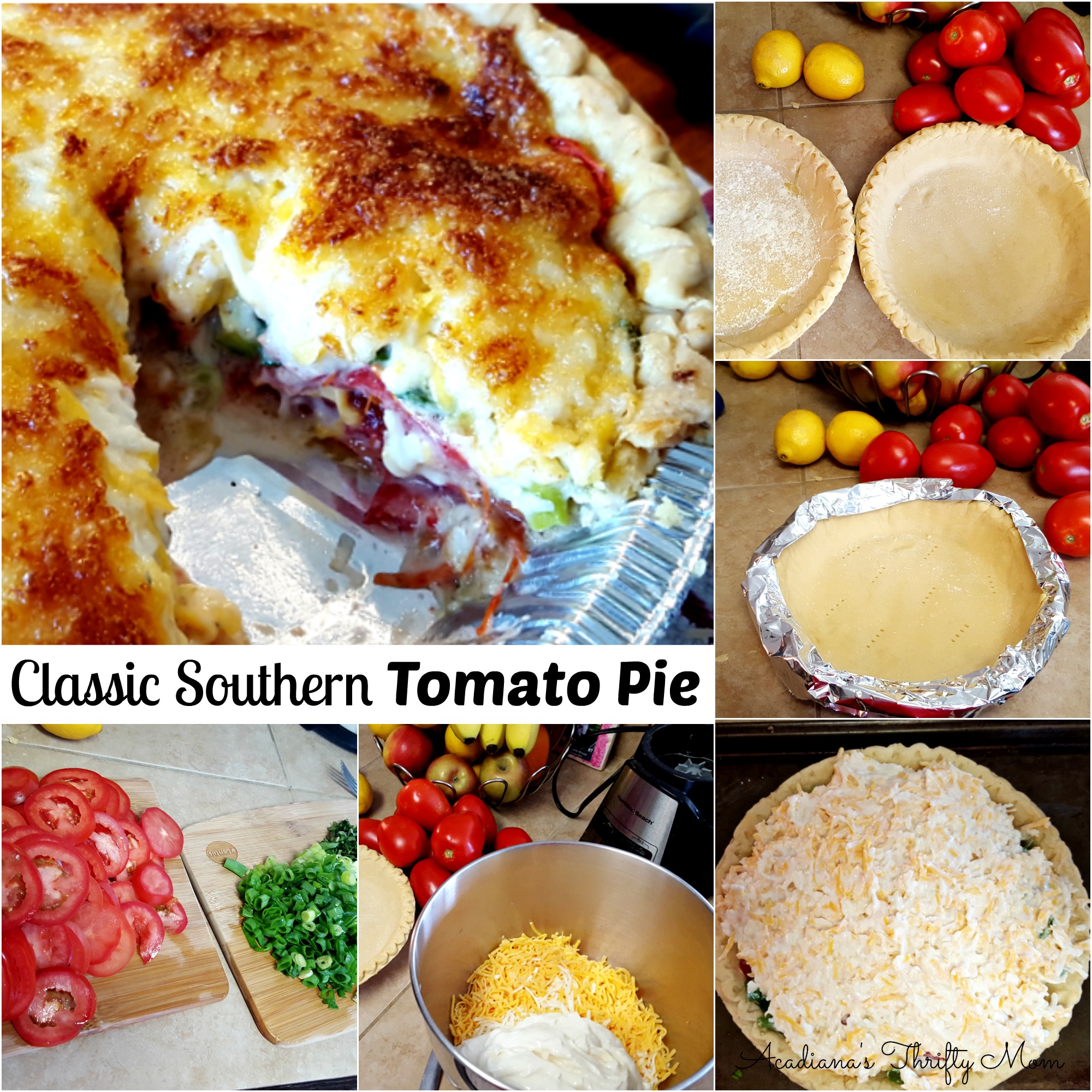 Classic Southern Tomato Pie