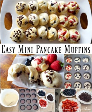 Easy Mini Pancake Muffins - Acadiana's Thrifty Mom