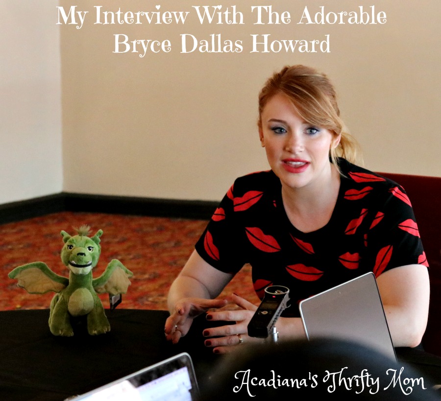 My Interview With The Adorable Bryce Dallas Howard #PetesDragonEvent