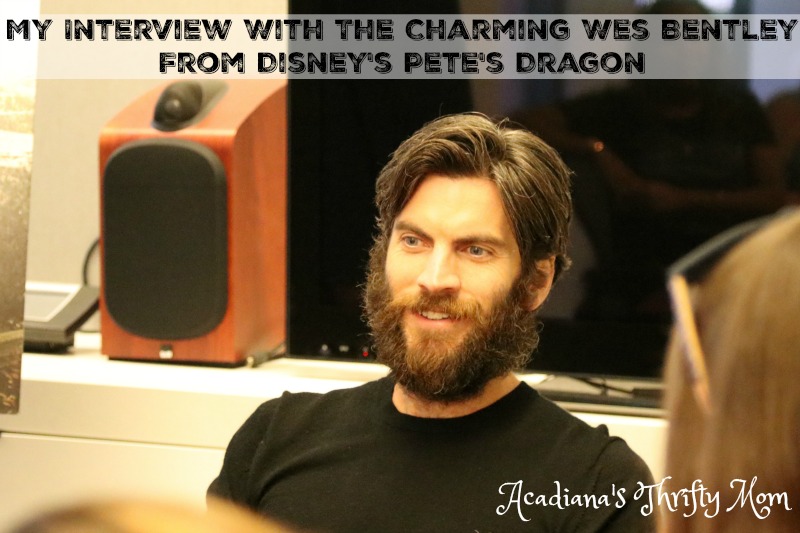 My Interview With The Charming Wes Bentley From Disney's Pete's Dragon #PetesDragonEvent