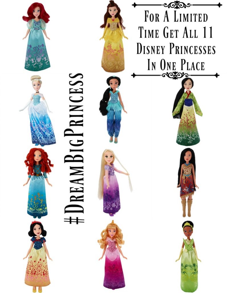 For A Limited Time Get All 11 Disney Princesses In One Place #DreamBigPrincess