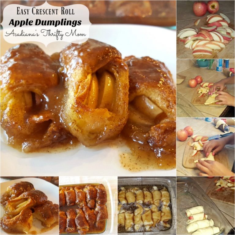 Easy Crescent Roll Apple Dumplings Acadiana's Thrifty Mom