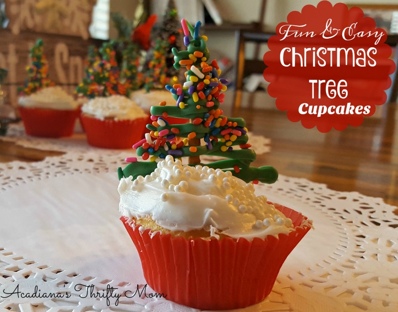 Fun and Easy Christmas Tree Cupcakes