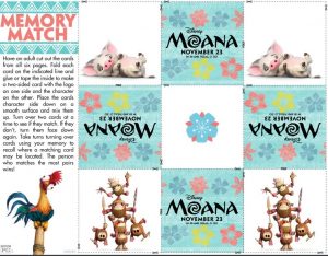 New Moana Coloring and Activity Sheets #Moana