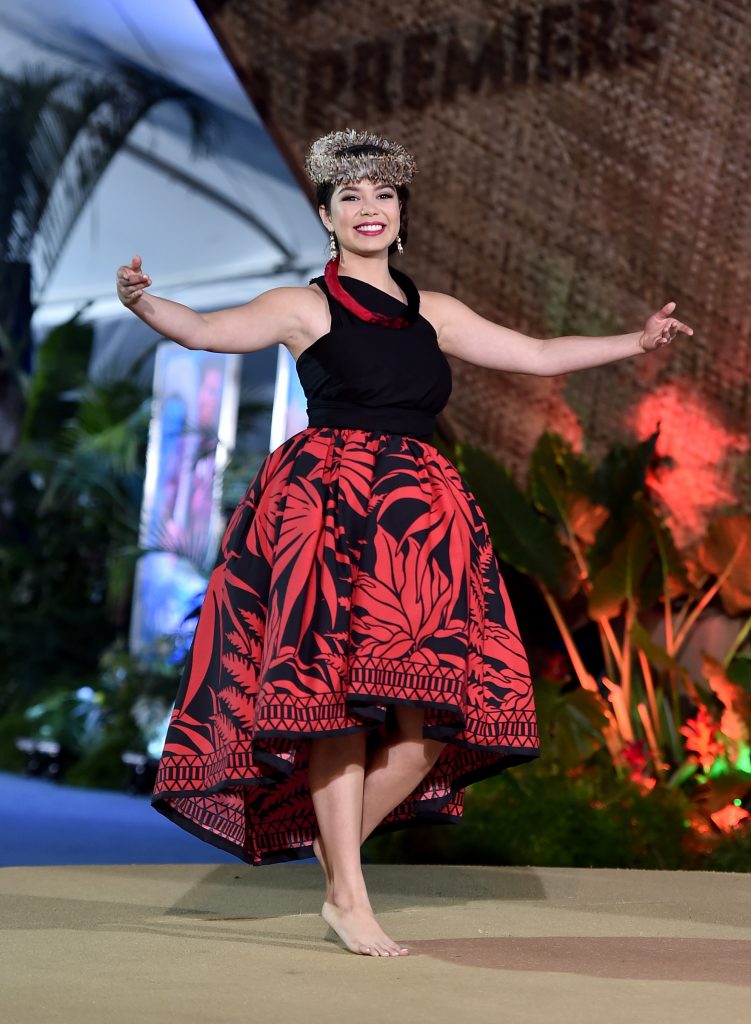 HOLLYWOOD, CA - NOVEMBER 14: Actress Auli'i Cravalho performs onstage at The World Premiere of Disneys "MOANA" at the El Capitan Theatre on Monday, November 14, 2016 in Hollywood, CA. (Photo by Alberto E. Rodriguez/Getty Images for Disney) *** Local Caption *** Auli'i Cravalho