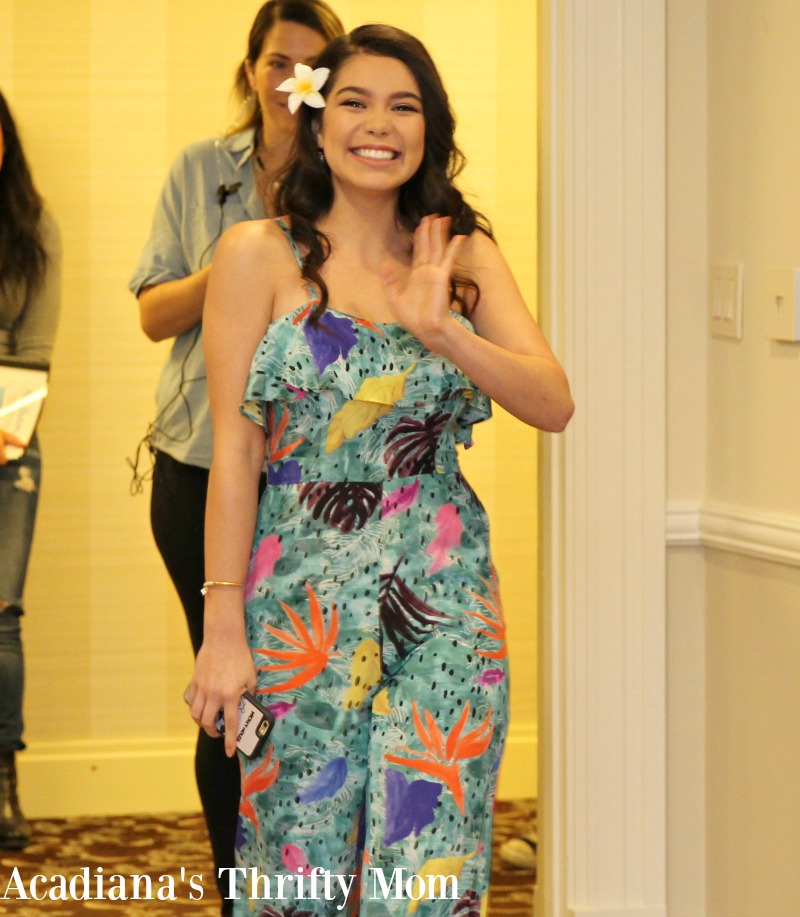 Talking Family, Culture, and Girl Power with Auli'i Cravalho, The Voice Of Moana #Moana