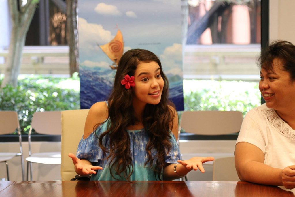 My Exclusive Interview with Disney Moana's Auli’I Cravalho and her mother, Puanani #MOANA