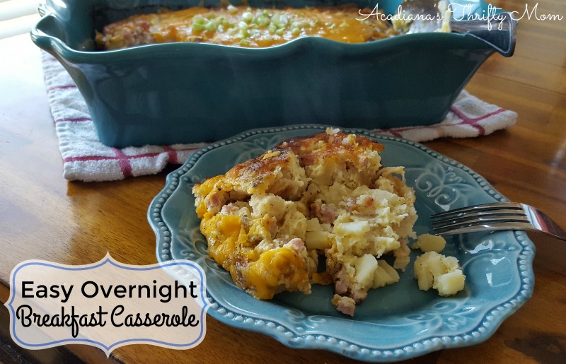 Easy Overnight Breakfast Casserole