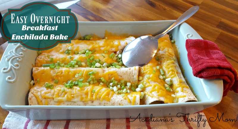 Easy Overnight Breakfast Enchilada Bake