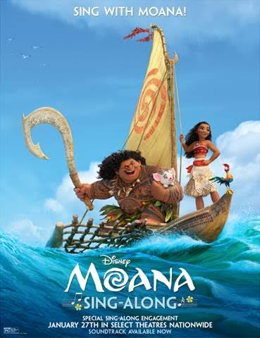 Disney's Moana Sing-Along Sails into Theaters January 27 #MOANA