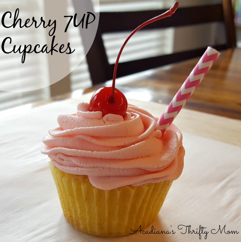 Easy Peasy Cherry 7UP Cupcakes #7Waysto7UP