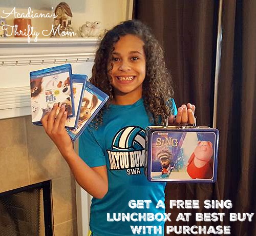 Get A Free Sing Lunchbox At Best Buy With Purchase #bbymovies